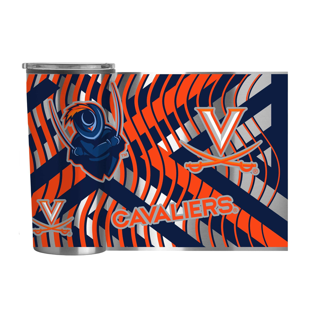 Virginia 20oz Flex Plastic Wall Stainless Tumbler - Logo Brands - Flyclothing LLC