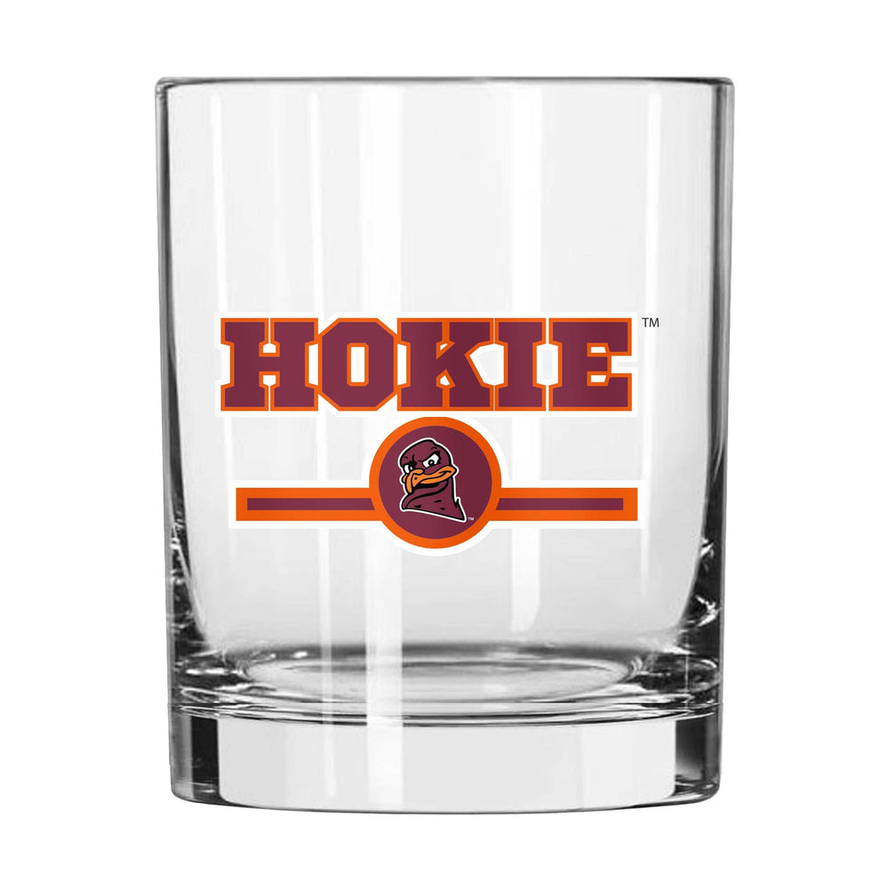 Virginia Tech 14oz Letterman Rocks Glass - Logo Brands - Flyclothing LLC