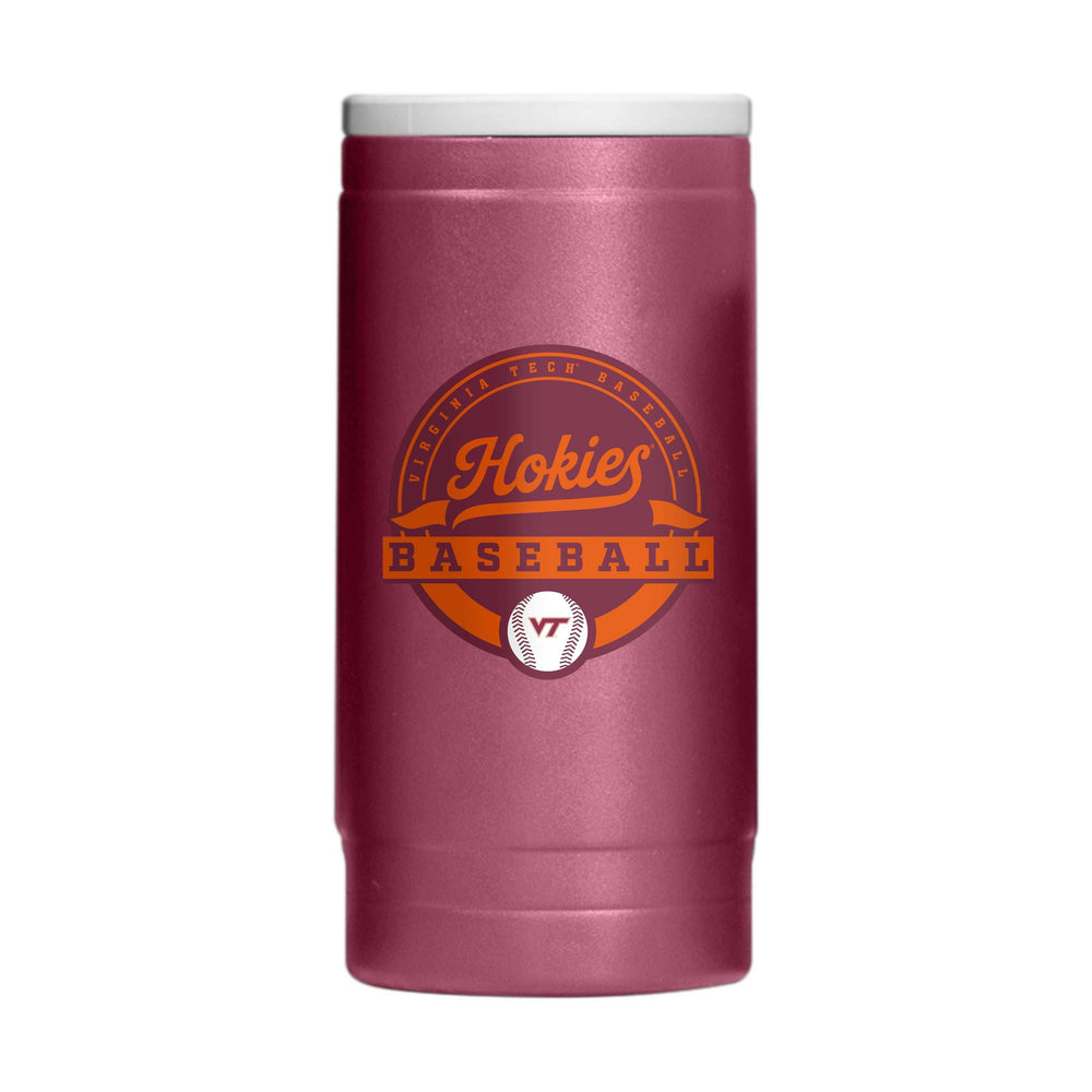 Virginia Tech Baseball 12oz Powdercoat SlimCan Coolie - Logo Brands - Flyclothing LLC
