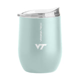 Virginia Tech 16oz Vertical Powder Coat Curved Beverage - Logo Brands - Flyclothing LLC