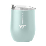 Virginia Tech 16oz Vertical Powder Coat Curved Beverage - Logo Brands - Flyclothing LLC