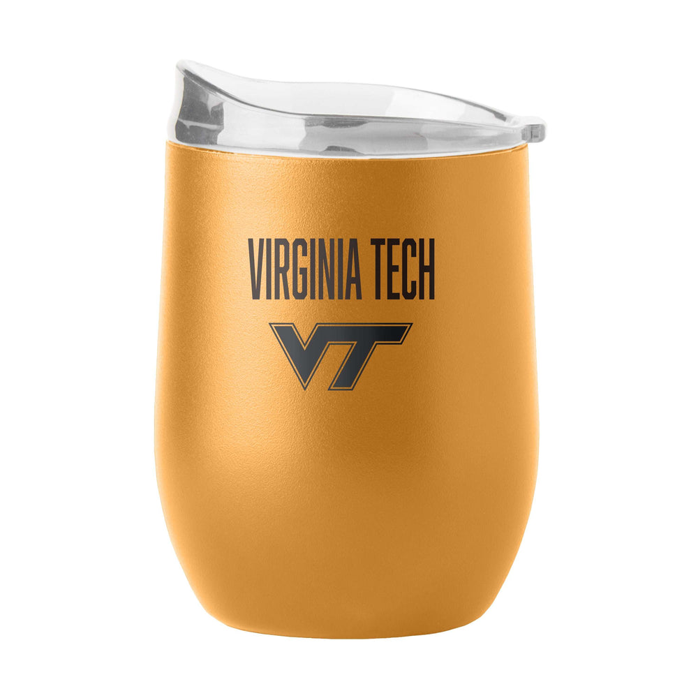 Virginia Tech 16oz Huddle Powder Coat Curved Beverage - Logo Brands - Flyclothing LLC