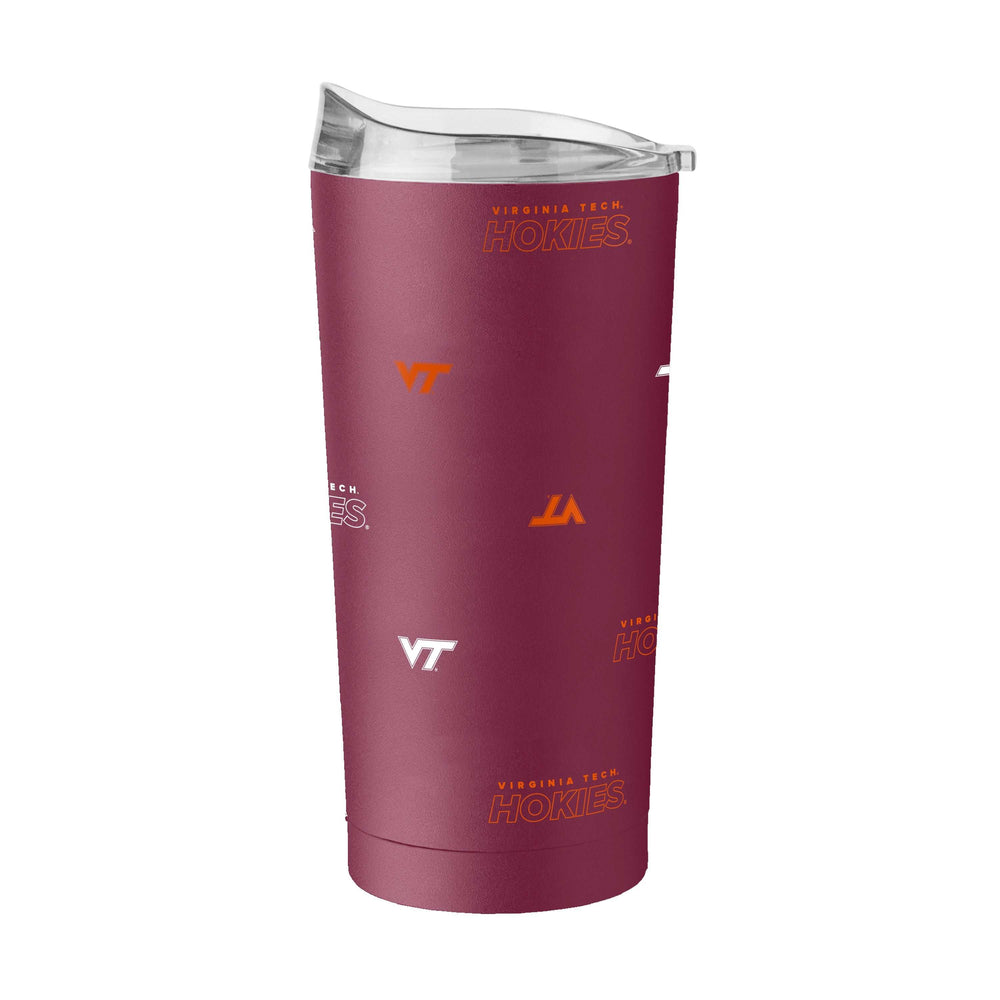 Virginia Tech 20oz Step And Repeat Powder Coat Tumbler - Logo Brands - Flyclothing LLC