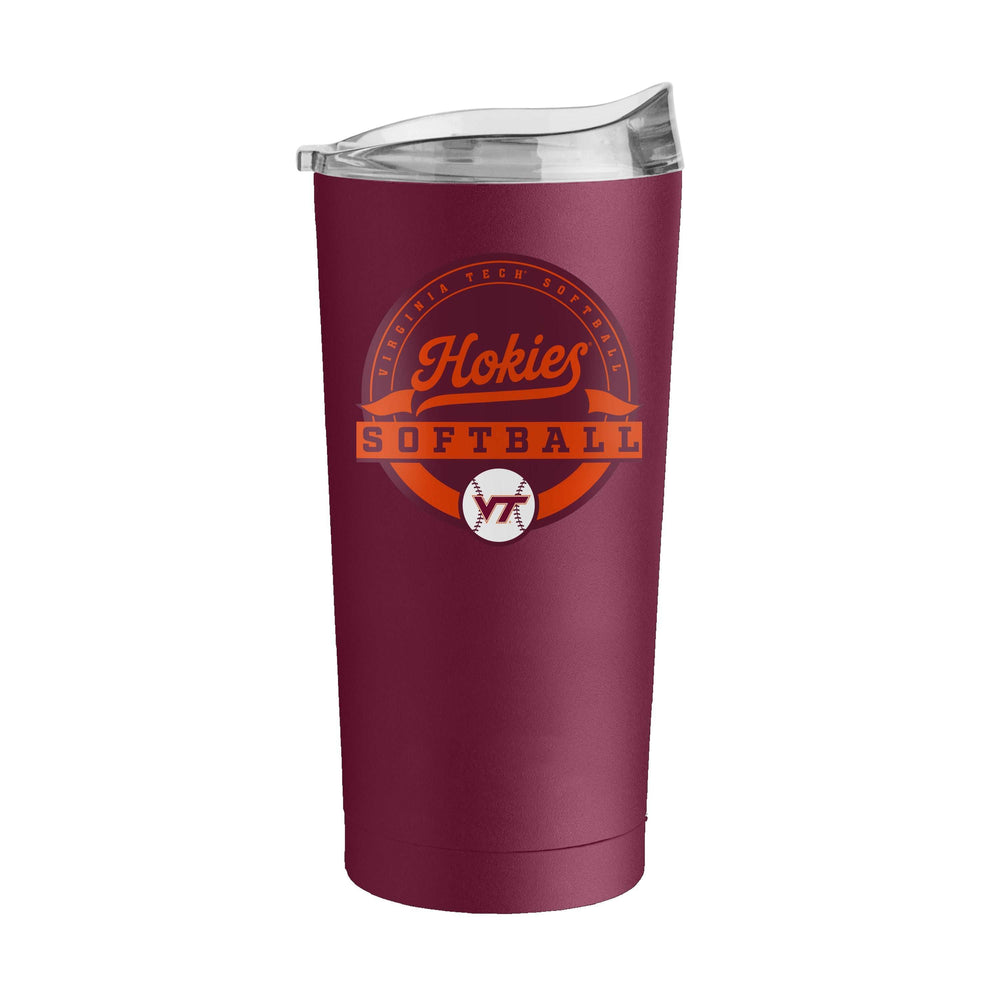 Virginia Tech Softball 20oz Powder Coat Tumbler - Logo Brands - Flyclothing LLC