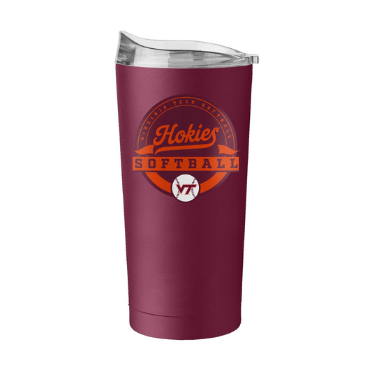Virginia Tech Softball 20oz Powder Coat Tumbler - Logo Brands - Flyclothing LLC