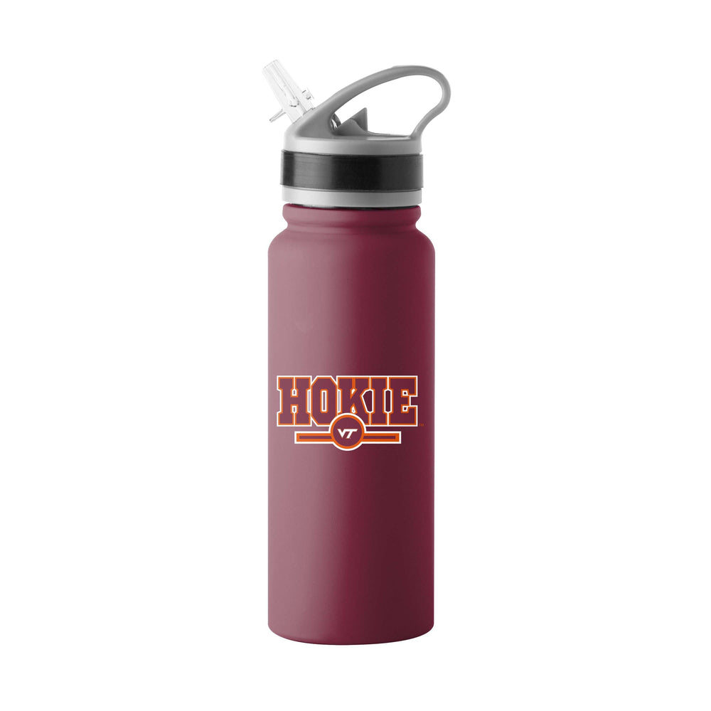 Virginia Tech 25oz Campus Color Letterman Stainless Single Wall Flip Top Bottle - Logo Brands - Flyclothing LLC