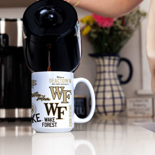 Wake Forest 15oz Native Sublimated Mug - Logo Brands - Flyclothing LLC