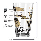 Wake Forest 16oz Native Pint Glass - Logo Brands - Flyclothing LLC