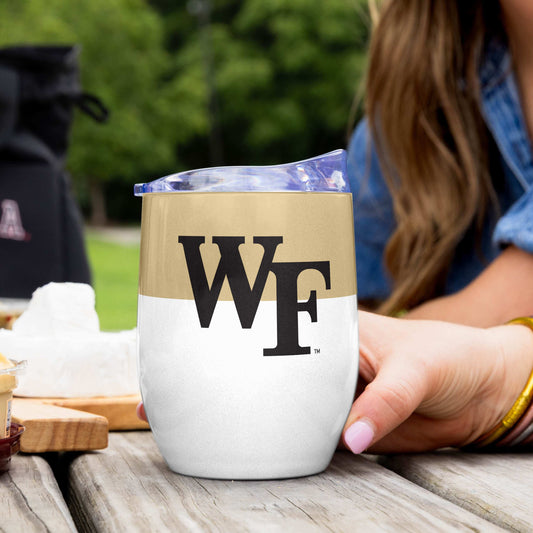 Wake Forest 16oz Colorblock Stainless Curved Beverage - Logo Brands - Flyclothing LLC