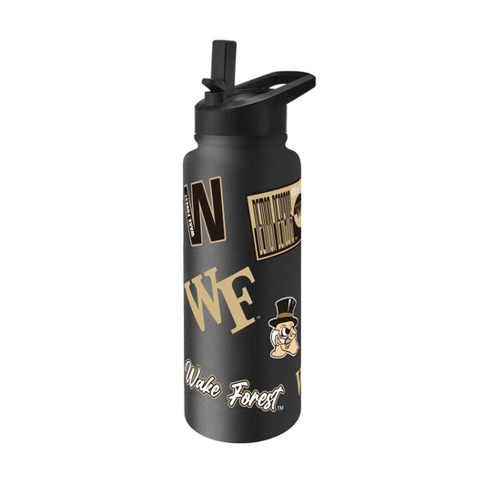 Wake Forest 34oz Dreamweave Quencher Bottle - Logo Brands - Flyclothing LLC