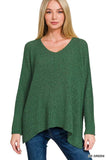 Zenana Dolman Sleeve V-Neck Sweater - Trendsi - Flyclothing LLC