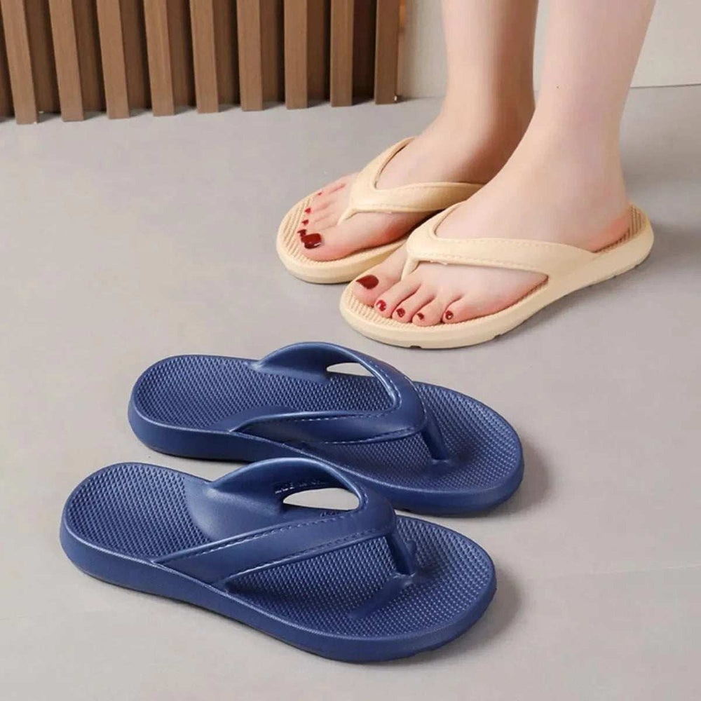 Toe Post Platform Slippers - Trendsi - Flyclothing LLC