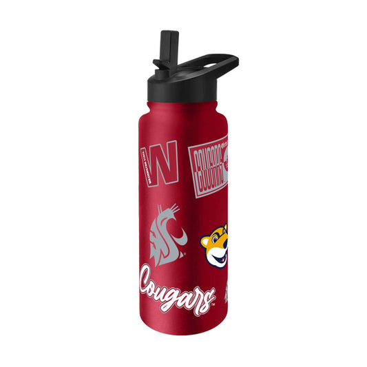 Washington State 34oz Dreamweave Quencher Bottle - Logo Brands - Flyclothing LLC