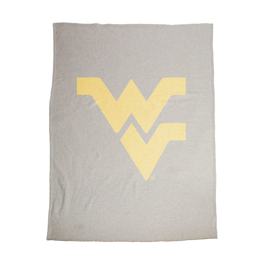 West Virginia Oversized Logo Sublimated Sweatshirt Blanket - Logo Brands - Flyclothing LLC