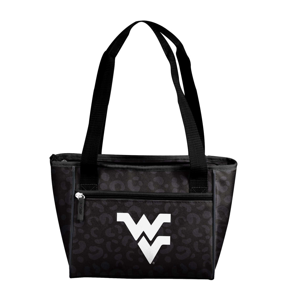 West Virginia Leopard Print 16 Can Cooler Tote - Logo Brands - Flyclothing LLC