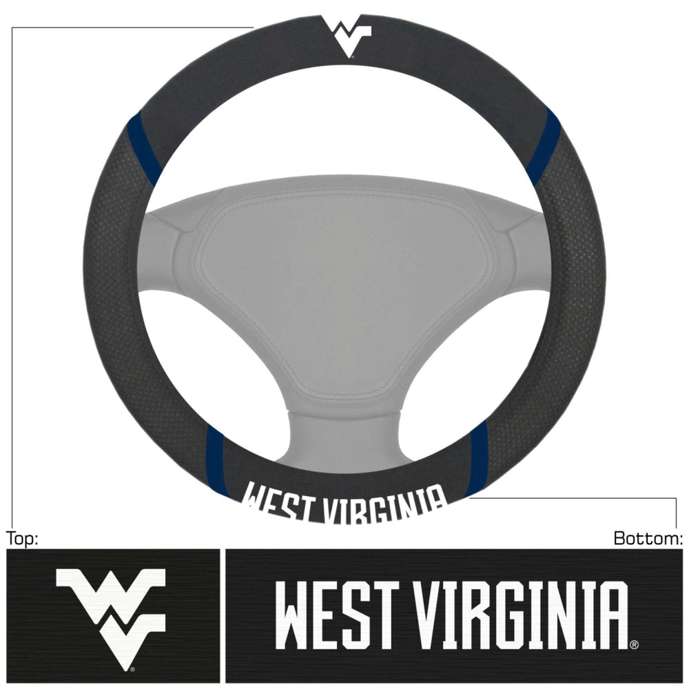 West Virginia University Steering Wheel Cover - Logo Brands - Flyclothing LLC