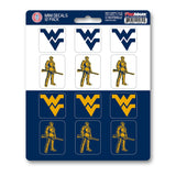 West Virginia University Mini Decal 12-pk - Logo Brands - Flyclothing LLC
