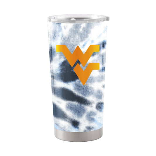 West Virginia 20oz Tie Dye Stainless Steel Tumbler - Logo Brands - Flyclothing LLC