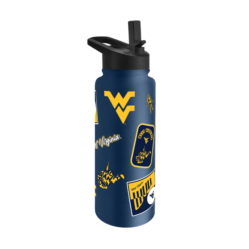 West Virginia 34oz Dreamweave Quencher Bottle - Logo Brands - Flyclothing LLC