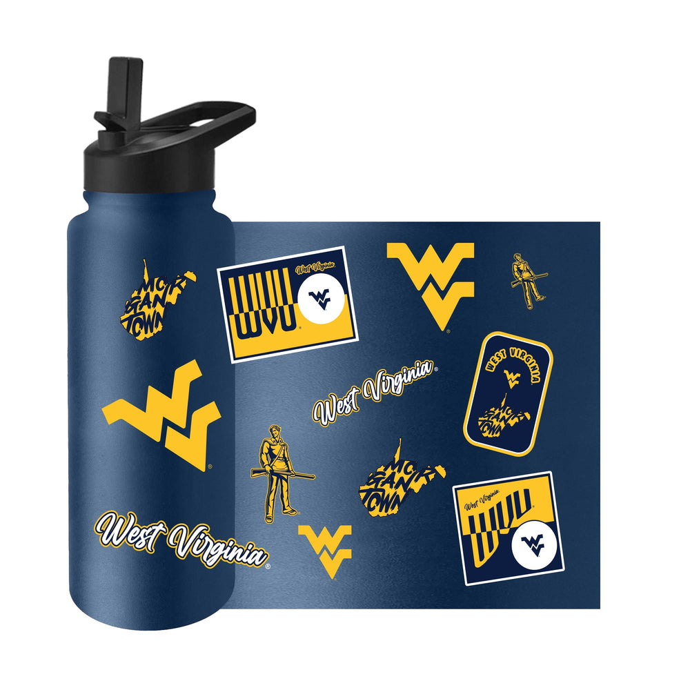 West Virginia 34oz Dreamweave Quencher Bottle - Logo Brands - Flyclothing LLC