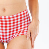 The Hot Diggity | Red Gingham Women’s Seamless Boyshort - Shinesty - Flyclothing LLC