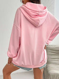 Devine Drawstring Long Sleeve Hoodie - Trendsi - Flyclothing LLC
