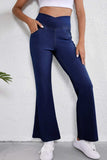 Asymmetric Waist Flare Jeans - Trendsi - Flyclothing LLC