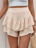 Perfee Layered High Waist Shorts - Trendsi - Flyclothing LLC
