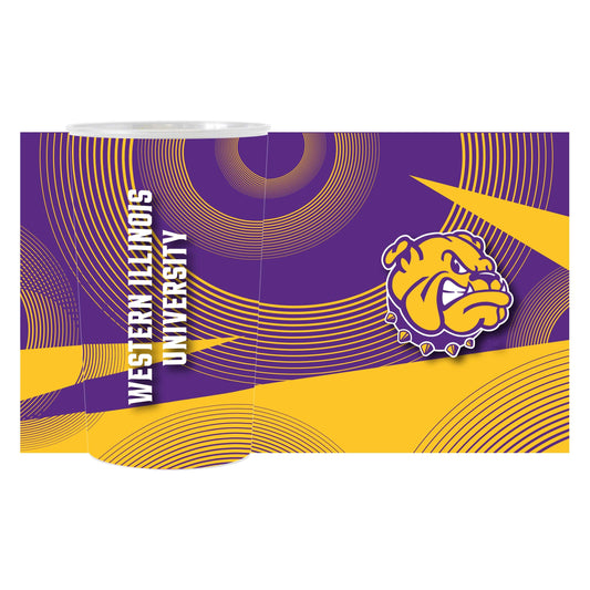 Western Illinois Geometric Hardwall Cup 4 Pack - Logo Brands - Flyclothing LLC