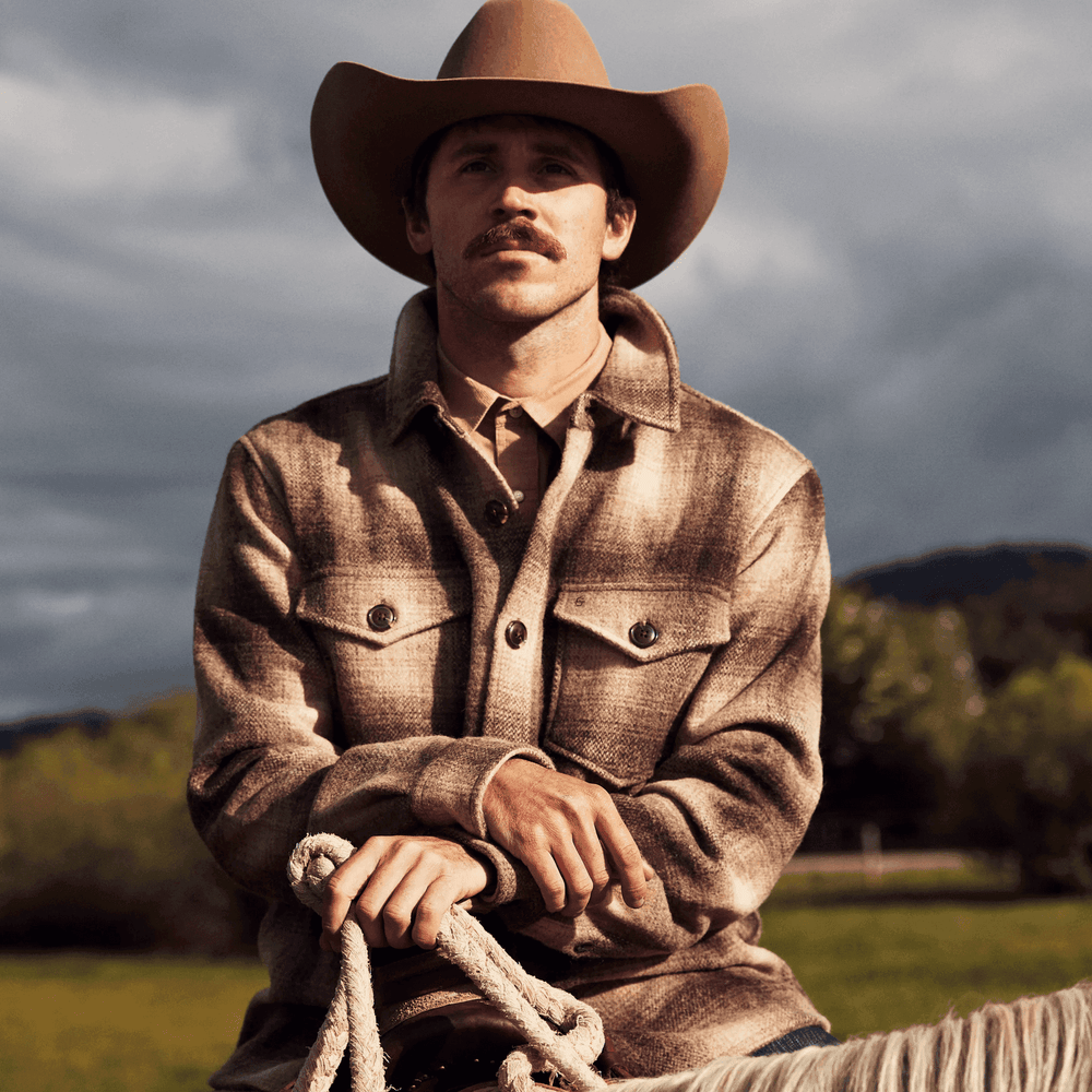 Stetson Wool Plaid Shirt Jacket - Stetson - Flyclothing LLC