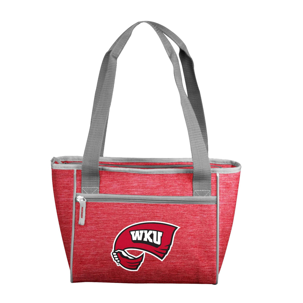 Western Kentucky Crosshatch 16 Can Cooler Tote - Logo Brands - Flyclothing LLC