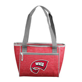 Western Kentucky Crosshatch 16 Can Cooler Tote - Logo Brands - Flyclothing LLC