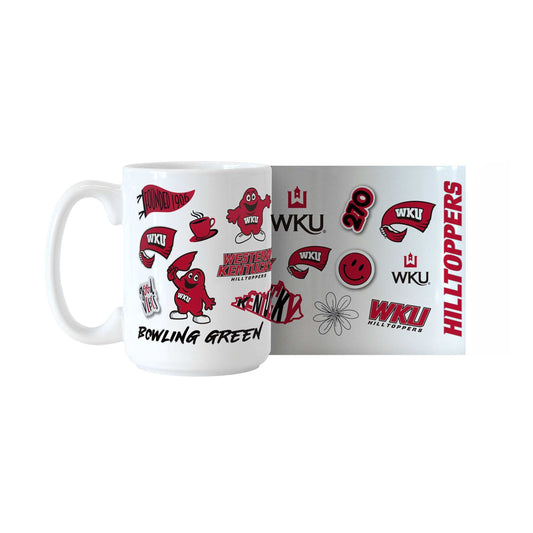 Western Kentucky 15oz Native Sublimated Mug - Logo Brands - Flyclothing LLC