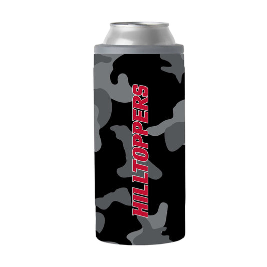 Western Kentucky Black Camo 12oz Slim Can Coolie - Logo Brands - Flyclothing LLC
