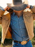 Men's Ely Cattleman Vintage Reissue Twill Trucker Jacket - Ely Cattleman - Flyclothing LLC