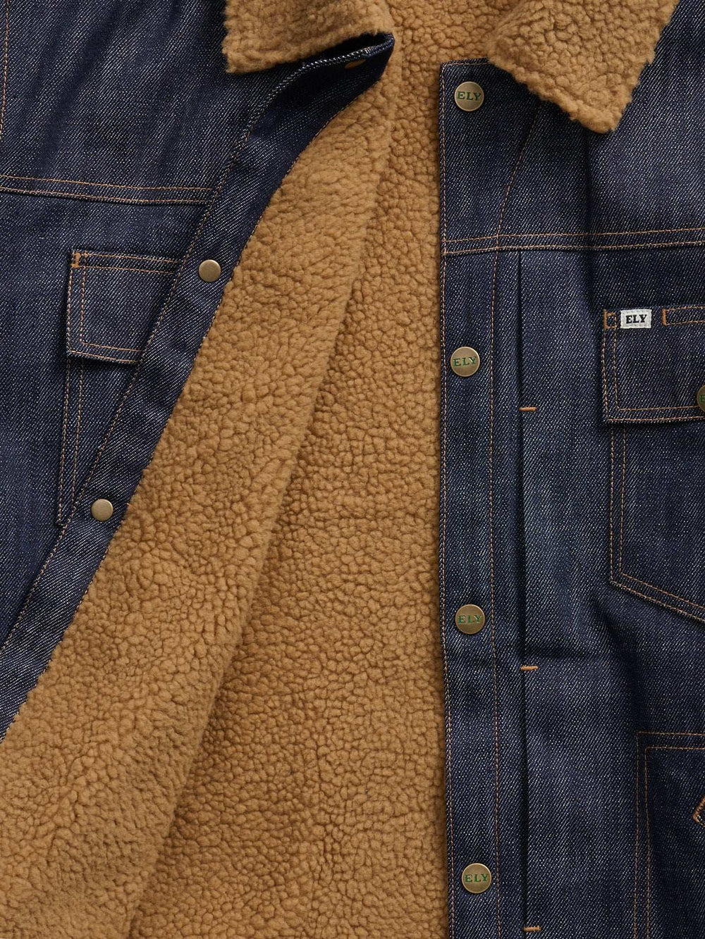 Men's Ely Cattleman Vintage Reissue Denim Jacket with Sherpa - Ely Cattleman - Flyclothing LLC