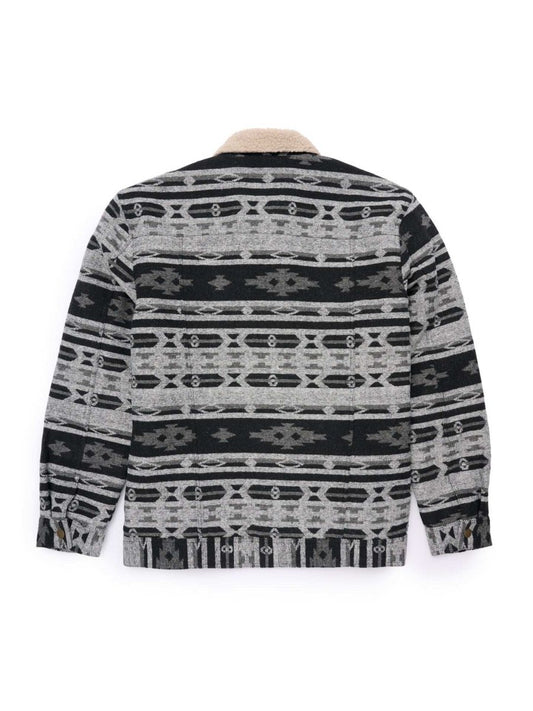 Men's Aztec Jacket with Sherpa Lining - Ely Cattleman - Flyclothing LLC