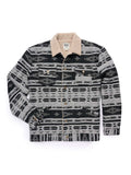 Men's Aztec Jacket with Sherpa Lining - Ely Cattleman - Flyclothing LLC