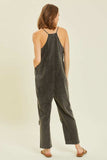 HEYSON Full Size Mineral-Washed Oversized Jumpsuit with Pockets - Trendsi - Flyclothing LLC