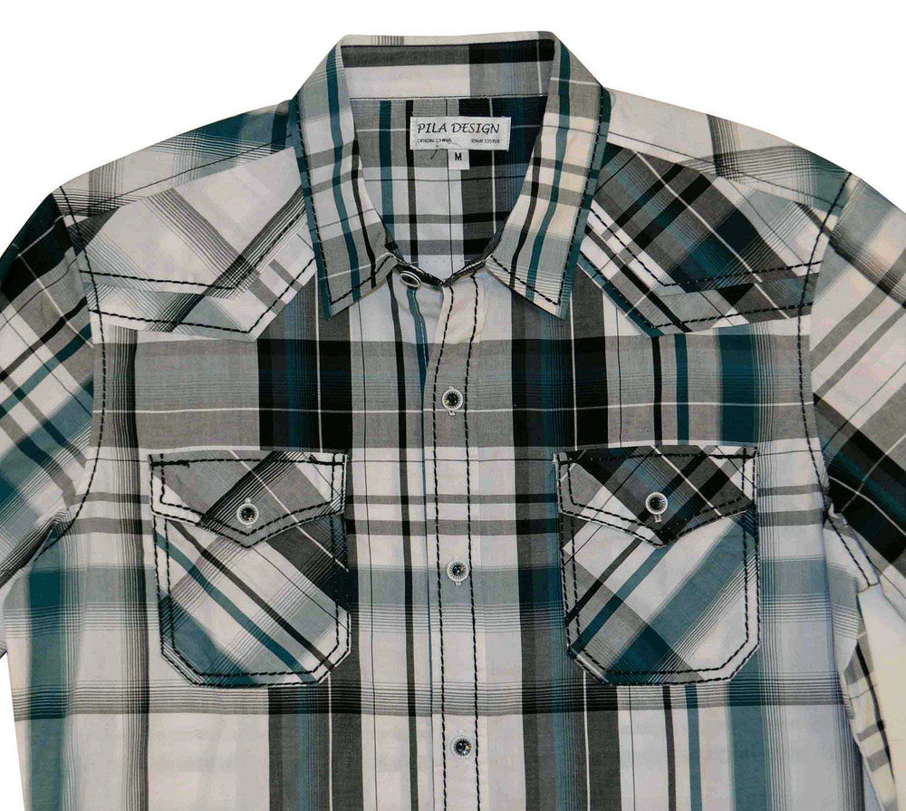 Pila Design Green Plaid Shirt - Pila Design - Flyclothing LLC
