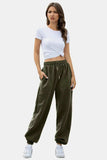 Elastic Waist Joggers with Pockets - Trendsi - Flyclothing LLC