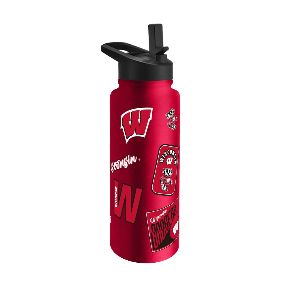 Wisconsin 34oz Dreamweave Quencher Bottle - Logo Brands - Flyclothing LLC