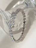 Stainless Steel Inlaid Zircon Bracelet - Trendsi - Flyclothing LLC
