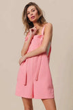 BiBi Texured Jacquard Romper with Side Pockets - Trendsi - Flyclothing LLC