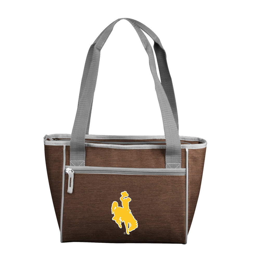 Wyoming Crosshatch 16 Can Cooler Tote - Logo Brands - Flyclothing LLC