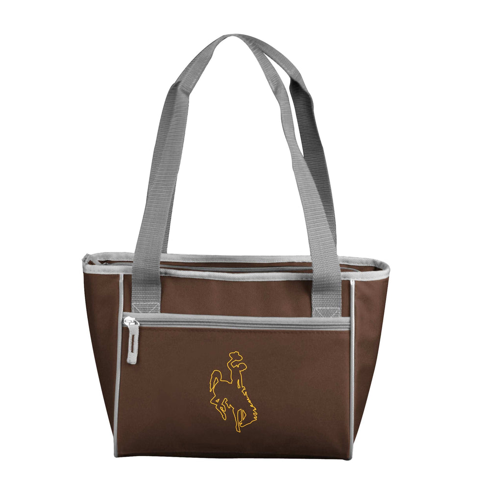Wyoming Quatrefoil 16 Can Cooler Tote - Logo Brands - Flyclothing LLC