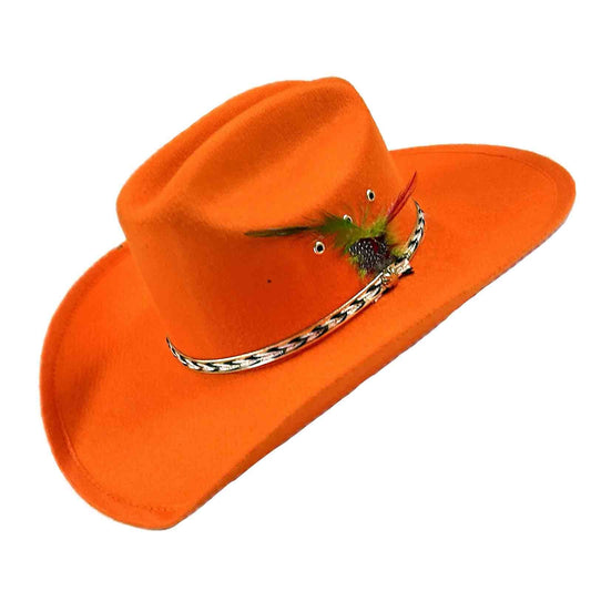 Sombrero vaquero occidental Sierra Ultra-Felt Blaze Orange
