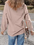 Halloween Pumpkin Drop Shoulder Sweatshirt - Trendsi - Flyclothing LLC