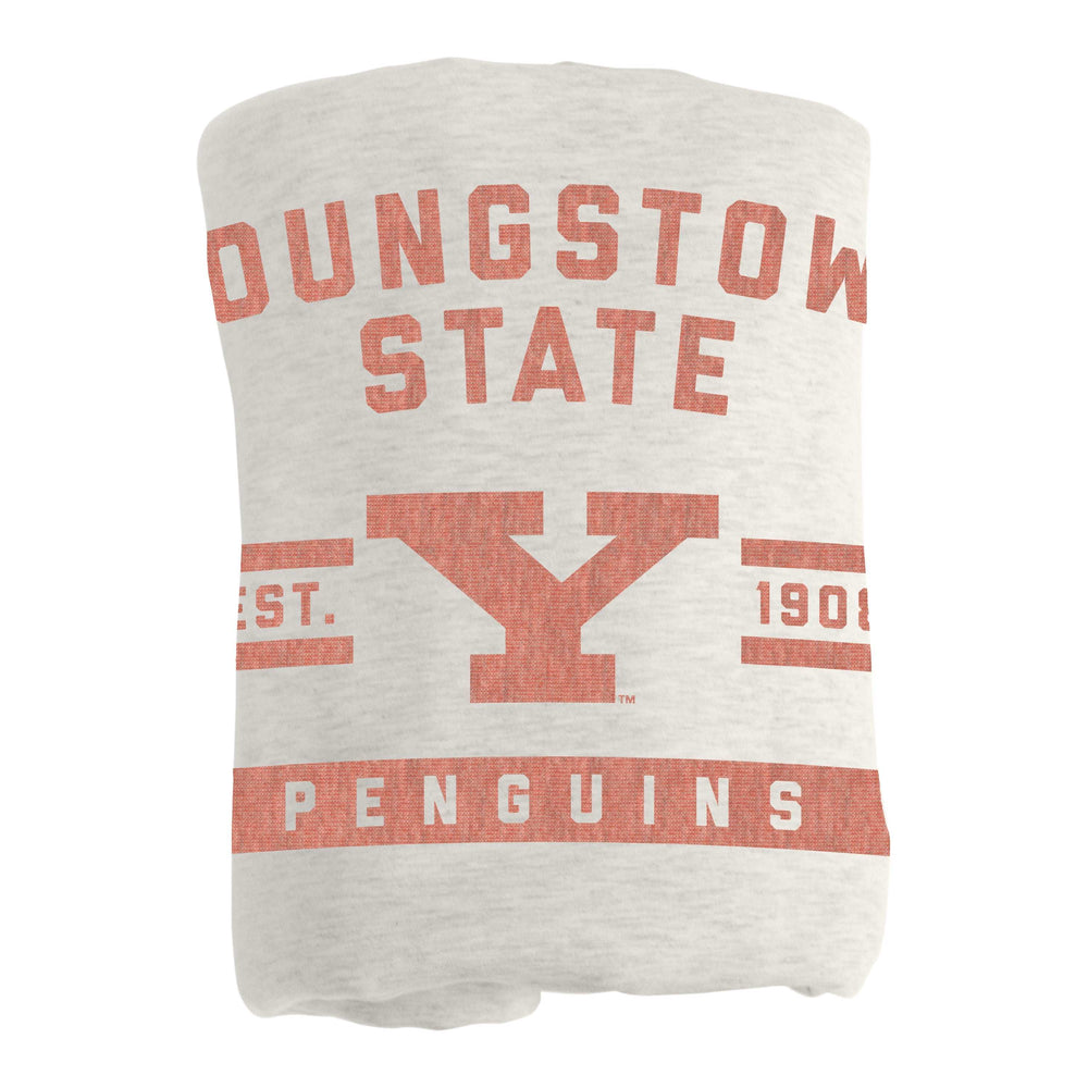Youngstown State Sublimated Sweatshirt Blanket - Logo Brands - Flyclothing LLC