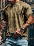Men's Full Size Round Neck Short Sleeve T-Shirt Plus Size - Trendsi - Flyclothing LLC